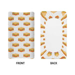 White Sandwiches Pattern Print Changing Pad Cover