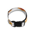 White Sandwiches Pattern Print Dog Collar