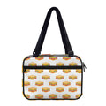 White Sandwiches Pattern Print Double Strap Bible Bag