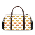 White Sandwiches Pattern Print Duffel Bag