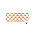 White Sandwiches Pattern Print Extended Mouse Pad