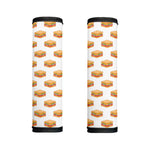White Sandwiches Pattern Print Handle Covers