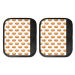 White Sandwiches Pattern Print Handle Covers