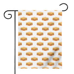 White Sandwiches Pattern Print House Flag