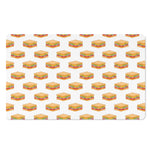 White Sandwiches Pattern Print Polyester Doormat