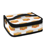 White Sandwiches Pattern Print Small Lunch Bag