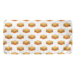 White Sandwiches Pattern Print Towel
