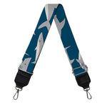 White Shark Pattern Print Bag Strap