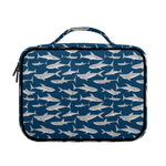 White Shark Pattern Print Briefcase Bible Bag
