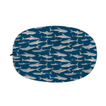 White Shark Pattern Print Car Side Mirror Covers