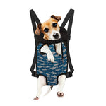 White Shark Pattern Print Pet Carrier Backpack