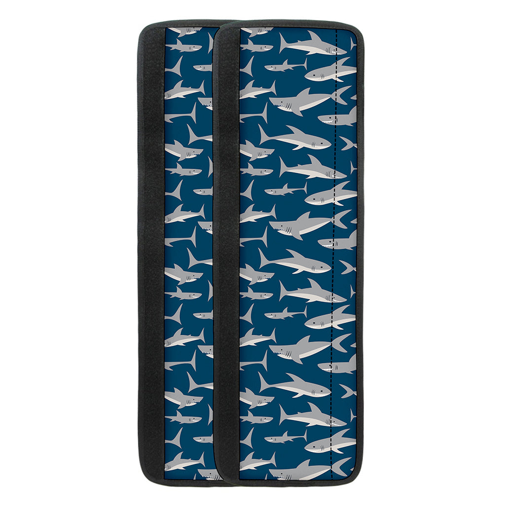 White Shark Pattern Print Refrigerator Handle Covers