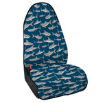 White Shark Pattern Print Waterproof Car Seat Cover