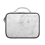White Smoke Marble Print Briefcase Bible Bag