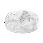 White Smoke Marble Print Car Side Mirror Covers