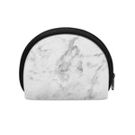 White Smoke Marble Print Coin Purse