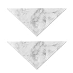 White Smoke Marble Print Dog Bandana