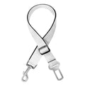 White Smoke Marble Print Dog Seat Belt