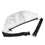 White Smoke Marble Print Fanny Pack