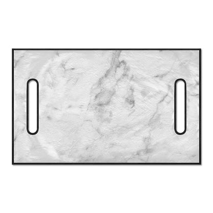 White Smoke Marble Print Golf Cart Seat Cover