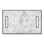 White Smoke Marble Print Golf Cart Seat Cover