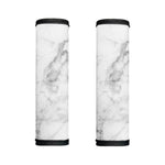 White Smoke Marble Print Handle Covers