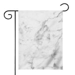 White Smoke Marble Print House Flag