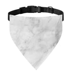 White Smoke Marble Print Over The Collar Dog Bandana