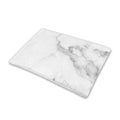 White Smoke Marble Print Pet Cooling Mat Cover