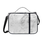 White Smoke Marble Print Shoulder Strap Bible Bag