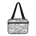 White Snow Camouflage Print Double Strap Bible Bag