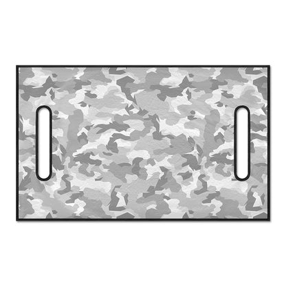 White Snow Camouflage Print Golf Cart Seat Cover