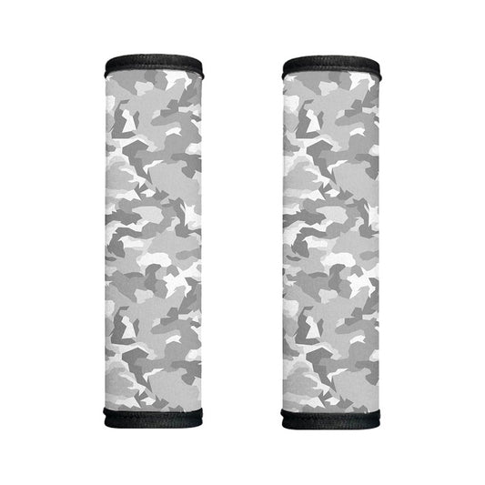 White Snow Camouflage Print Handle Covers