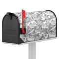 White Snow Camouflage Print Mailbox Cover