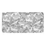 White Snow Camouflage Print Towel