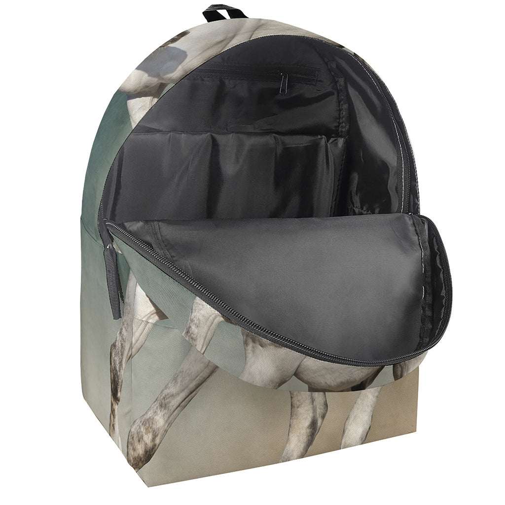 White Stallion Horse Print Backpack