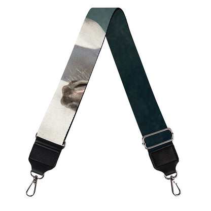White Stallion Horse Print Bag Strap