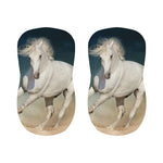 White Stallion Horse Print Bar Stool Covers
