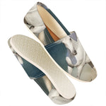 White Stallion Horse Print Casual Shoes