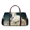 White Stallion Horse Print Duffel Bag