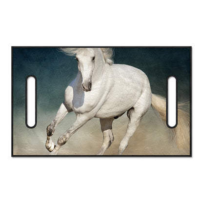 White Stallion Horse Print Golf Cart Seat Cover