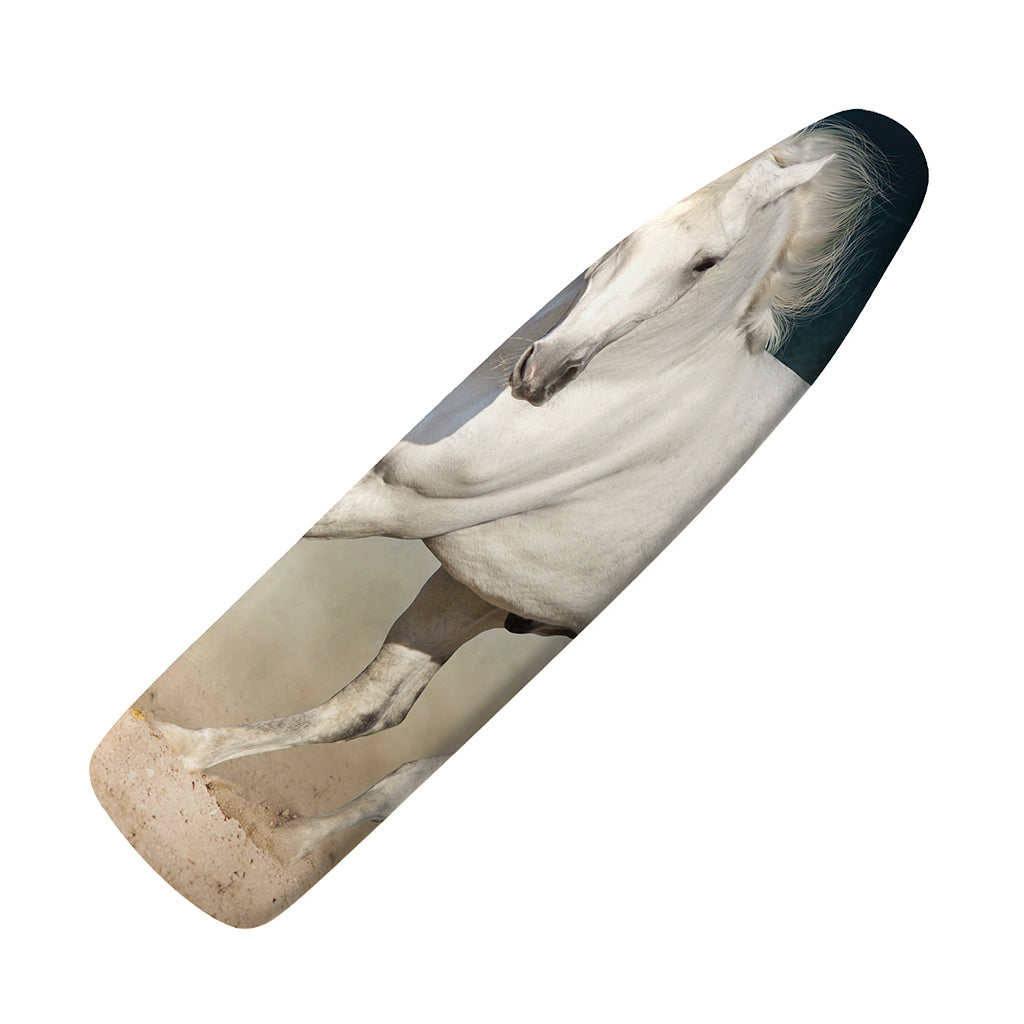 White Stallion Horse Print Ironing Board Cover