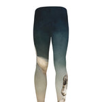 White Stallion Horse Print Men's leggings