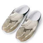 White Stallion Horse Print Mesh Casual Shoes