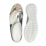 White Stallion Horse Print Mesh Casual Shoes