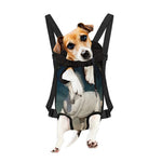 White Stallion Horse Print Pet Carrier Backpack