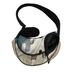 White Stallion Horse Print Pet Sling Carrier