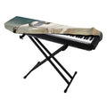 White Stallion Horse Print Piano Keyboard Cover