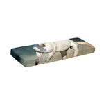 White Stallion Horse Print Piano Keyboard Cover