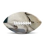 White Stallion Horse Print Rugby Ball